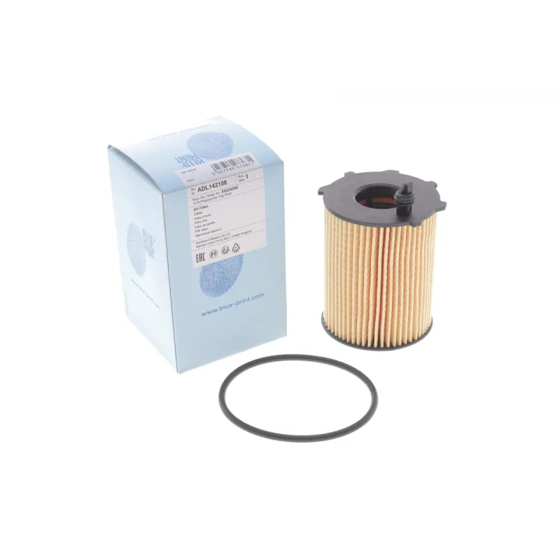 Фільтр масляний BLUE PRINT ADL142108 для Fiat 500/Panda/Punto 0.9 2009-, 64x26x82 мм