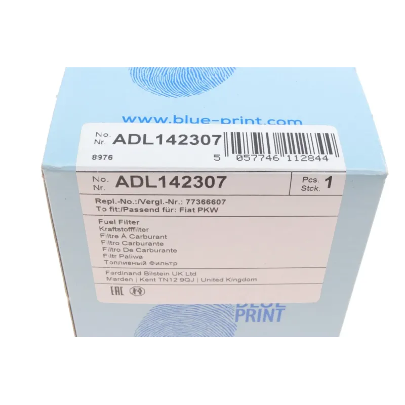 Фільтр паливний BLUE PRINT ADL142307 з обігрівом для Citroen Jumper, Peugeot Boxer, Fiat Doblo