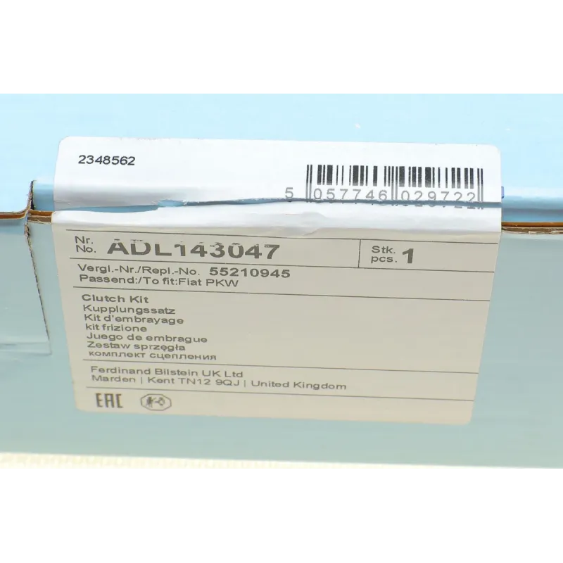 Комплект зчеплення BLUE PRINT ADL143047 для Fiat Fiorino, Punto, Linea 1.3D Multijet (d=220mm)