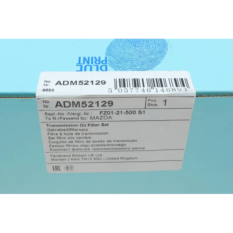 Фільтр АКПП BLUE PRINT ADM52129 для Mazda 3, 6, CX-5, сітчастий, 244x126x59 мм