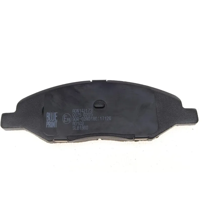 Колодки гальмівні передні BLUE PRINT ADN142173 для Nissan Micra K12, Note E11, Tiida C11 14 мм