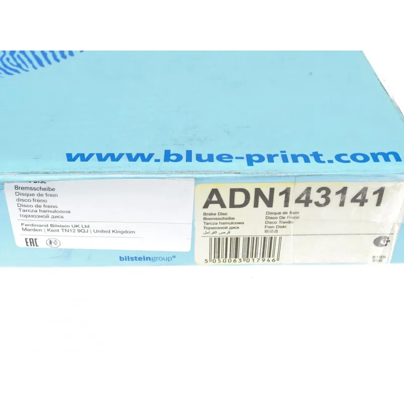 Диск гальмівний передній BLUE PRINT ADN143141 Nissan Juke, Qashqai, Renault Koleos 320x28 мм