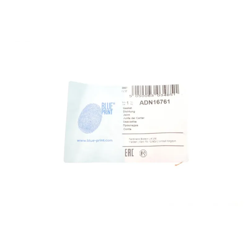 Прокладка кришки клапанів BLUE PRINT ADN16761 для Nissan Primera P12, Almera N16