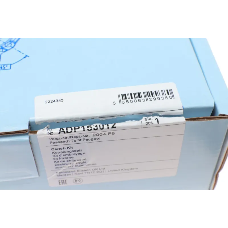 Комплект зчеплення Fiat Scudo 1.9D 96-06 (d=216mm) (+вижимний)
