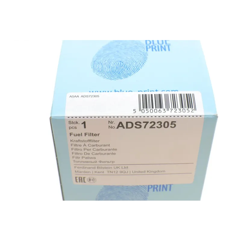 Фільтр паливний BLUE PRINT ADS72305 для Subaru Forester, Impreza, Legacy 1.5-3.3i 1989-2008, 86x121 мм