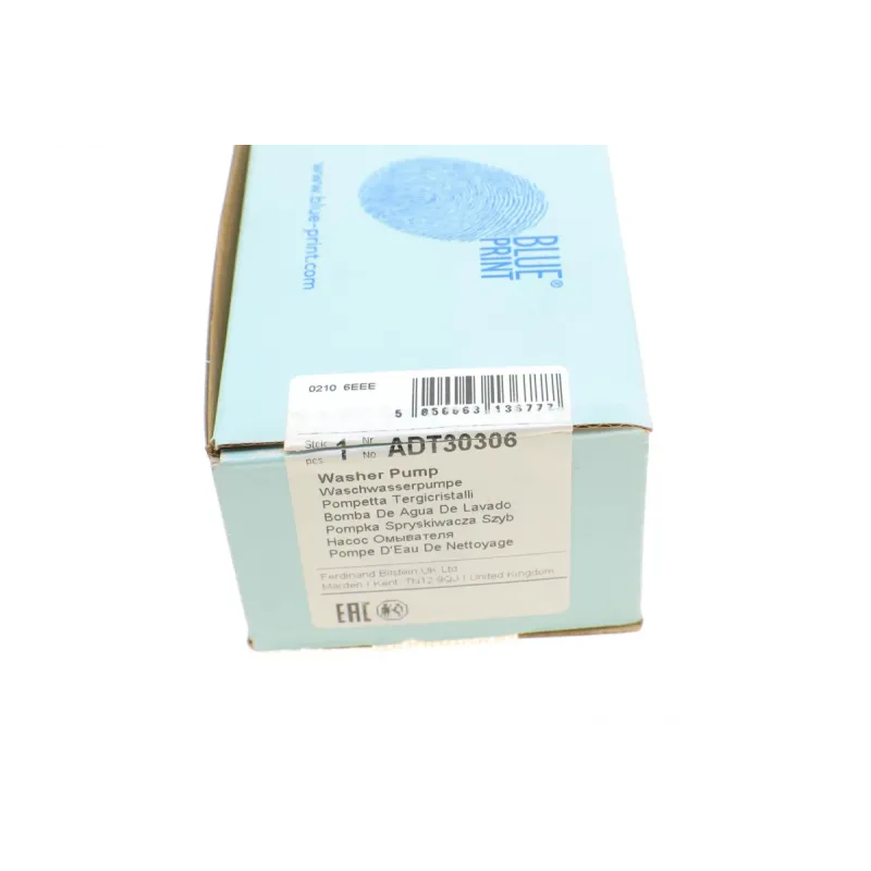 Насос омивача скла BLUE PRINT ADT30306 для Toyota Land Cruiser, Rav4 2000-, 12В