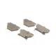 Колодки гальмівні задні BLUE PRINT ADT342114 для Toyota Corolla, Prius, Yaris, Celica 14 мм
