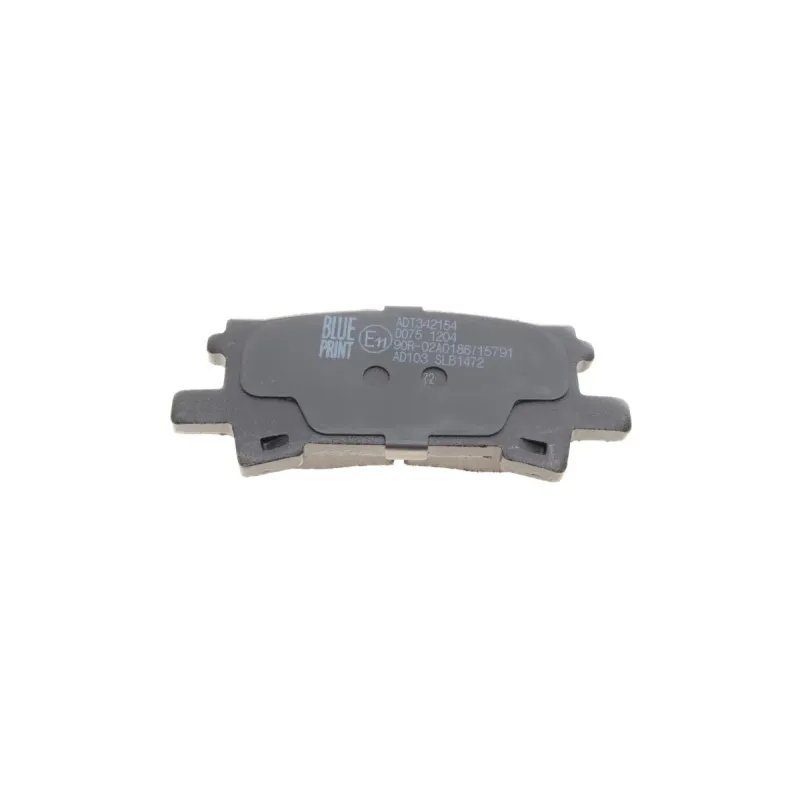 Колодки гальмівні задні BLUE PRINT ADT342154 для Lexus RX (MHU3_, GSU3_, MCU3_) 2003-2008, 15 мм