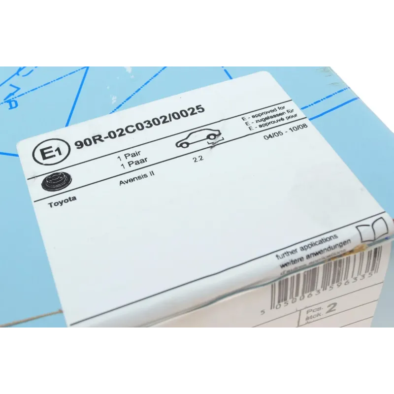 Диск гальмівний задній BLUE PRINT ADT343200 для Toyota Avensis T25 2005-2008 (280x10 мм)