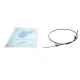 Трос ручника задній лівий BLUE PRINT ADT346348 для Toyota Corolla Verso 1.6/1.8/2.0 D4d 2004-2009 (1927мм)