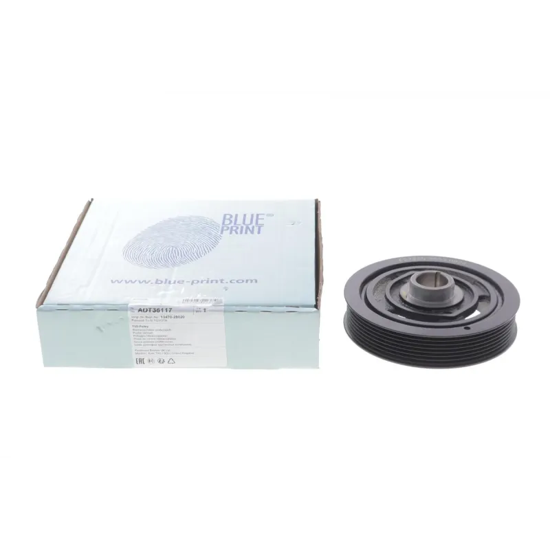 Шків колінвалу BLUE PRINT ADT36117 для Toyota Avensis 2.0/2.4 2000-2008 (7PK, Ø148 мм)