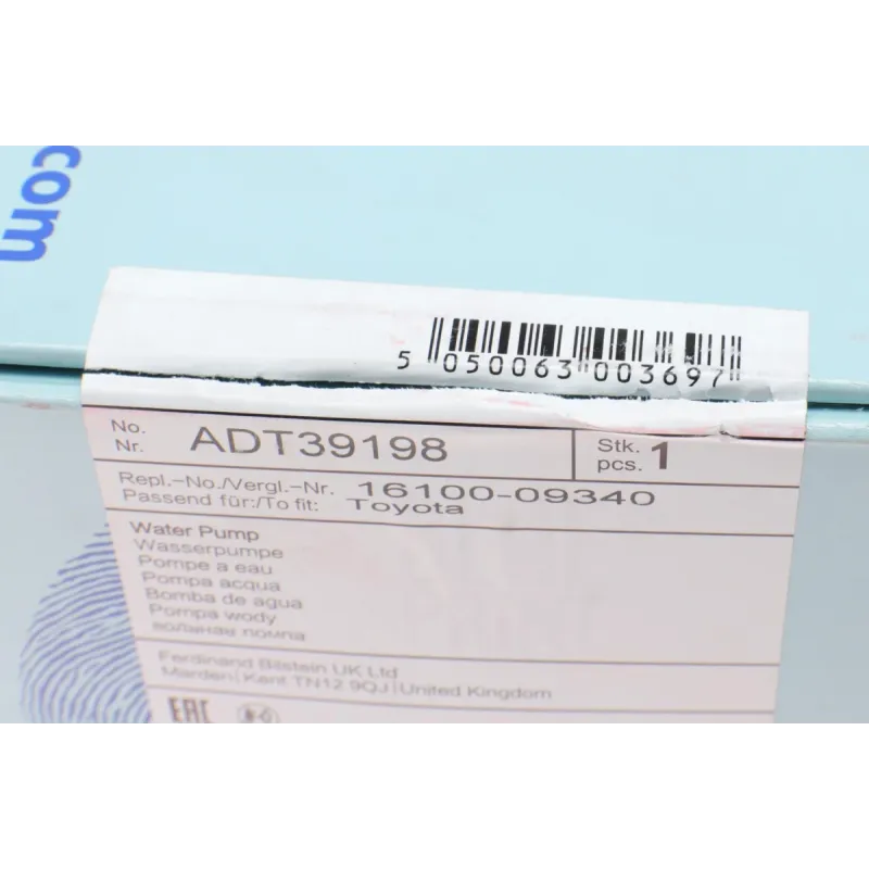 Помпа води Toyota Auris/Avensis/Corolla/Rav4/Verso/Lexus IS 2.0D-4D/2.2D-4D 05-