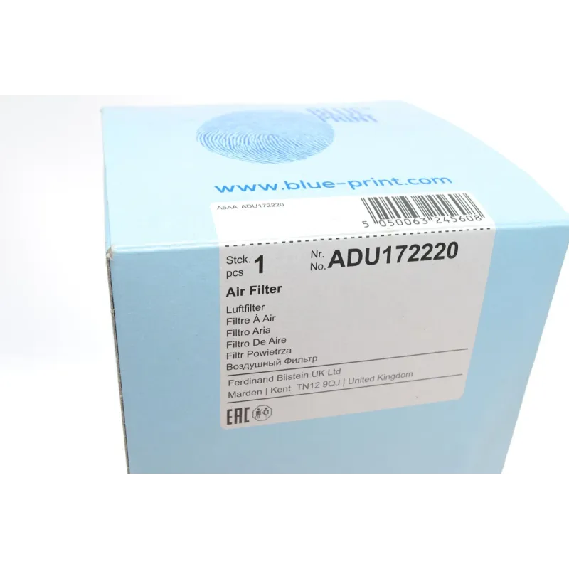 Фільтр повітряний BLUE PRINT ADU172220 для Mercedes-Benz C-Class W203 2000-2007, 119x335x80 мм