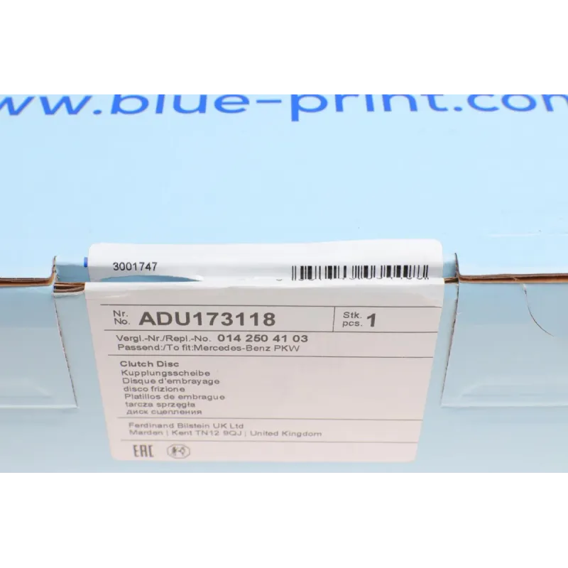 Диск зчеплення MB Sprinter 312 2.9TDI (d=250mm)