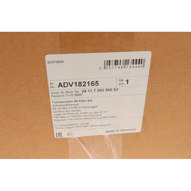 Фільтр АКПП BLUE PRINT ADV182165 для BMW 3 (E90/E91/E92/E93) X3 (E84) 2.0-3.0 2003-2013 (з прокладкою)