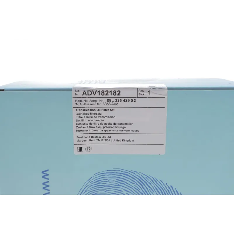 Фільтр АКПП BLUE PRINT ADV182182 для Audi A6 C6, A4 B7, VW Phaeton, сітчастий, 23 отвори
