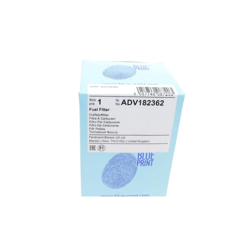 Фільтр паливний BLUE PRINT ADV182362 для VW Caddy, Audi A3, Seat Leon, 1.9TDI-2.0SDI