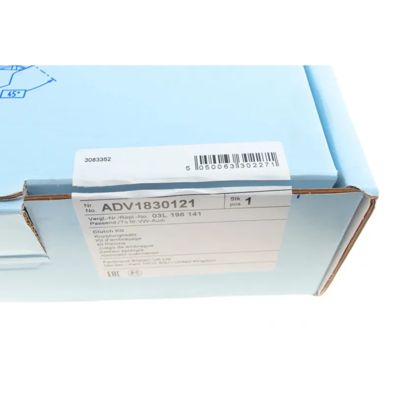 Комплект зчеплення BLUE PRINT ADV1830121 для Audi A1, VW Polo 1.6D 2009- (d=228mm) (+вижимний)