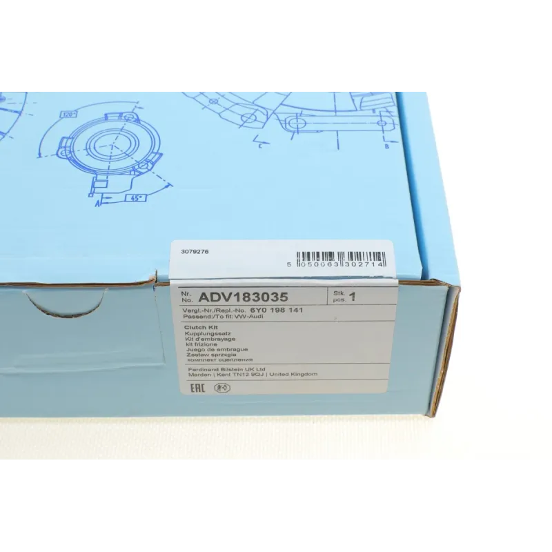Комплект зчеплення BLUE PRINT ADV183035 для Skoda Fabia 1.4i (1999-2003), d=192мм