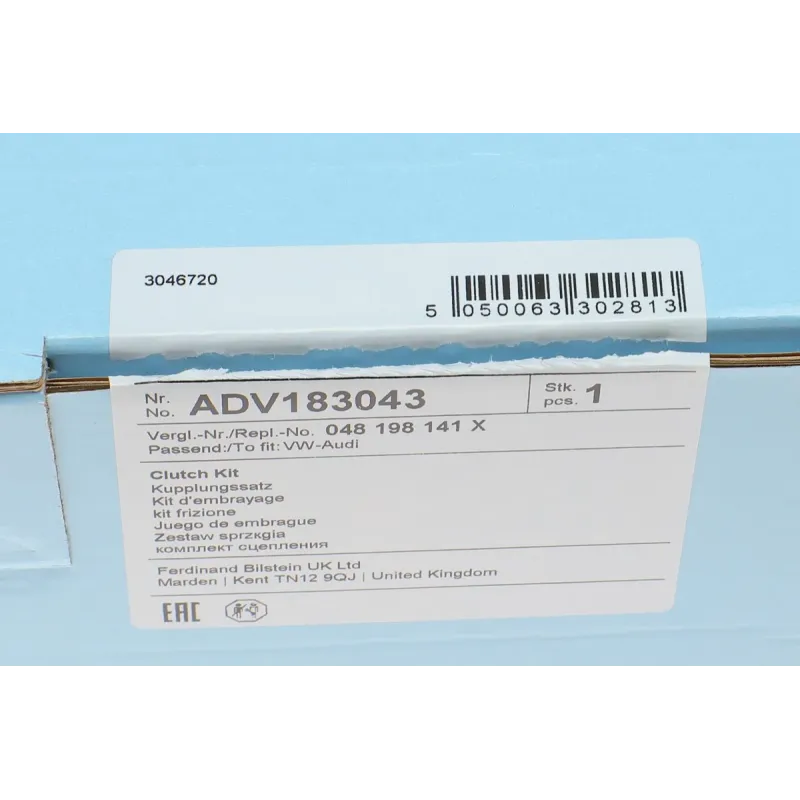 Комплект зчеплення BLUE PRINT ADV183043 для VW Passat B5, Audi A4 B5 1.6 1994-2001 (d=215mm)
