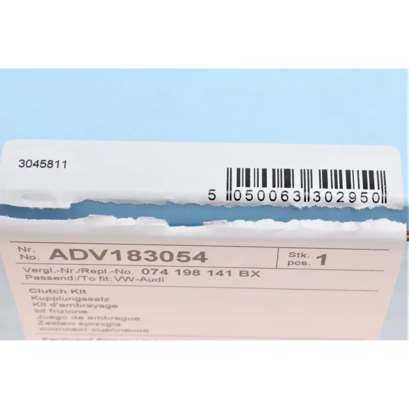 Комплект зчеплення BLUE PRINT ADV183054 для Volkswagen T4 2.5 TDI (AAB) d=220mm (+вижимний)
