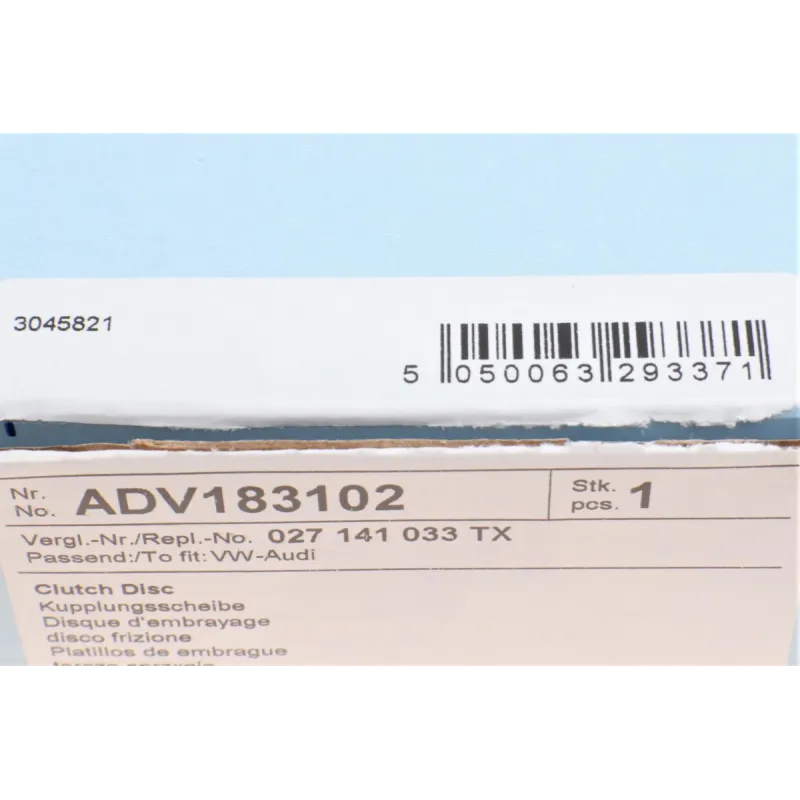 Диск зчеплення BLUE PRINT ADV183102 для VW Golf II/IV, Caddy II 1.9SDI, Audi A3 1.6, d=209mm, 28 зубців