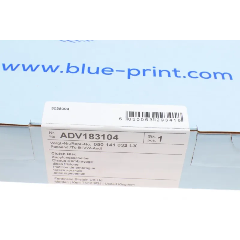 Диск зчеплення BLUE PRINT ADV183104 для Audi 100, VW Passat, 23 зуби, d=210mm