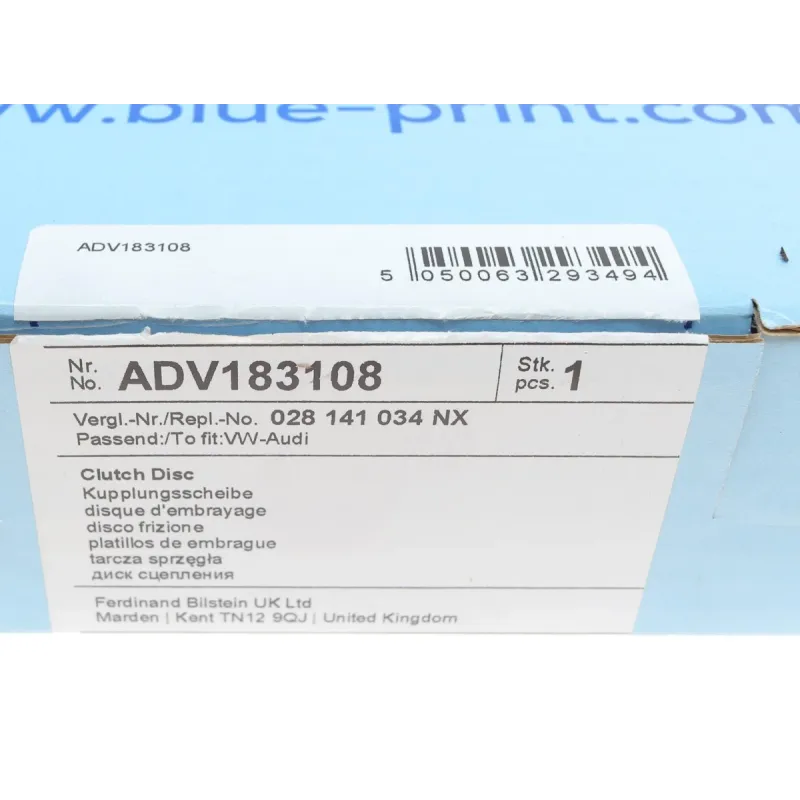 Диск зчеплення VW T4 1.9D/TD (d=215mm)
