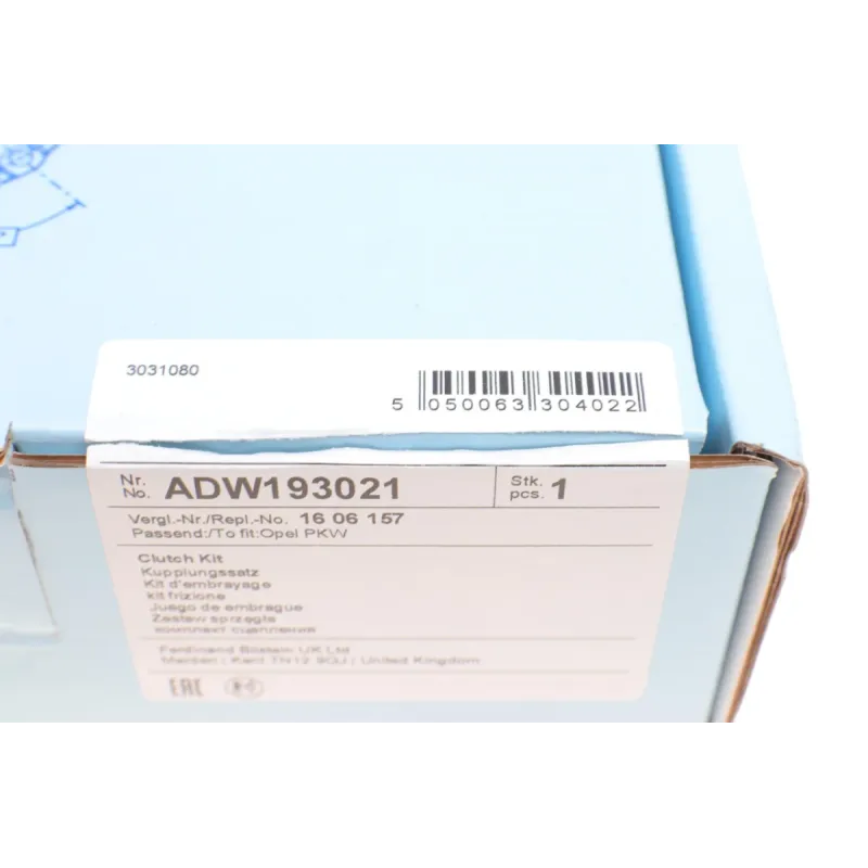 Комплект зчеплення BLUE PRINT ADW193021 для Opel Vectra B 1.6 16V 1995-2002 (d=201mm)