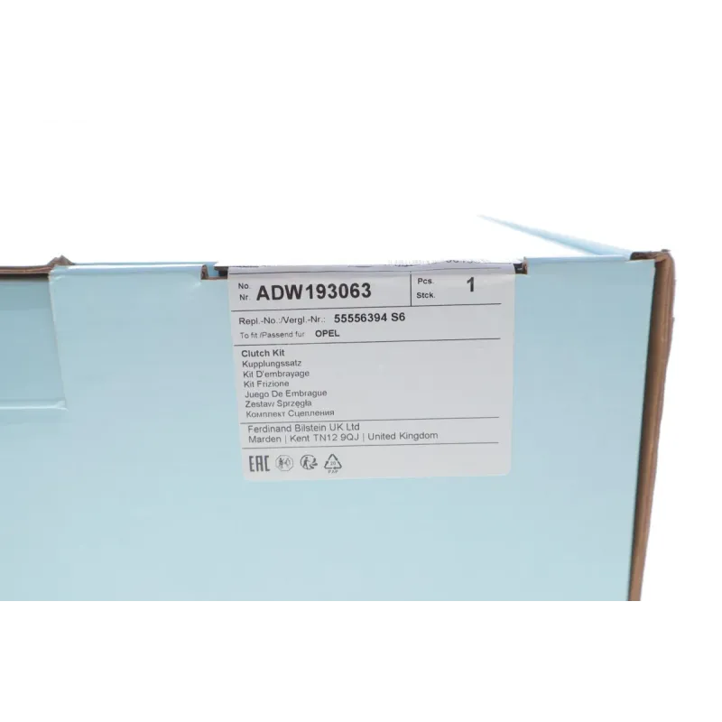 Комплект зчеплення BLUE PRINT ADW193063 для Opel Astra H 1.8 16V 2005-2010 (d=206mm) з вижимним підшипником