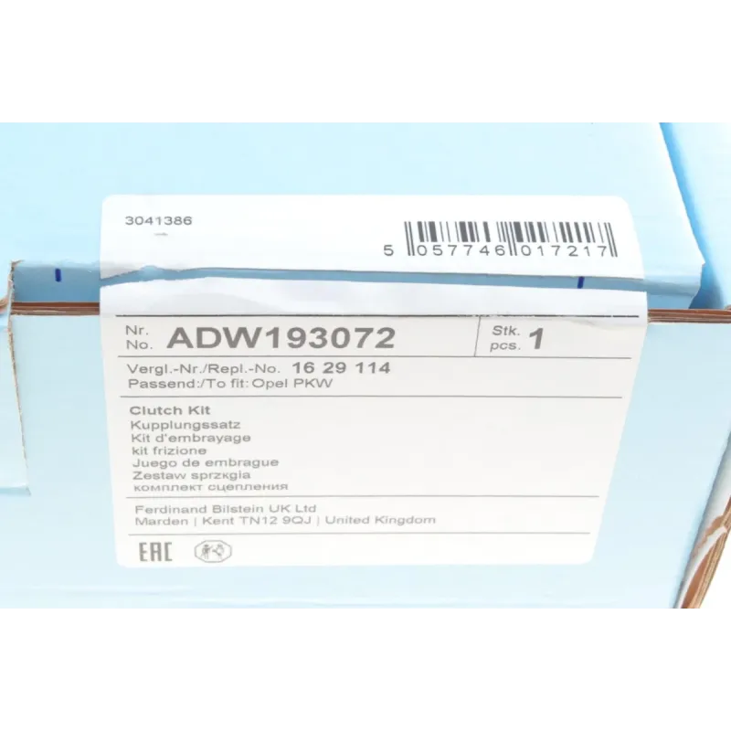 Комплект зчеплення BLUE PRINT ADW193072 для Opel Astra H 1.3 CDTI 2005-2010 (d=216mm)