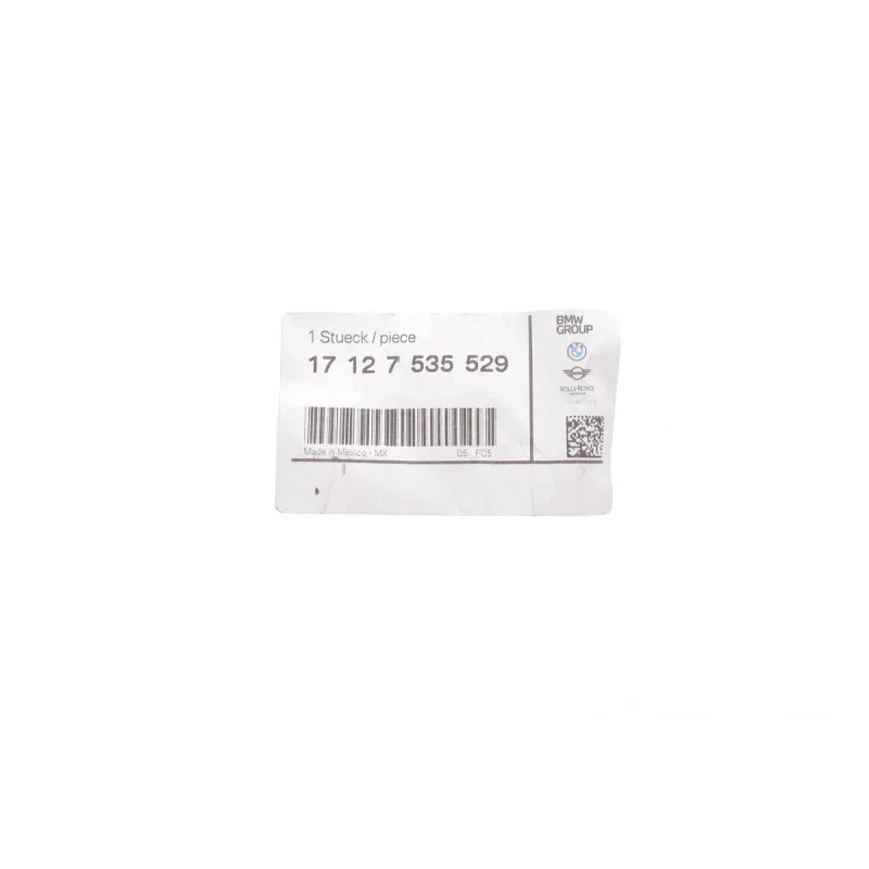 Патрубок радіатора BMW X3 G01/F97, X4 G02/F98 17- (B46/B48) 17127535529
