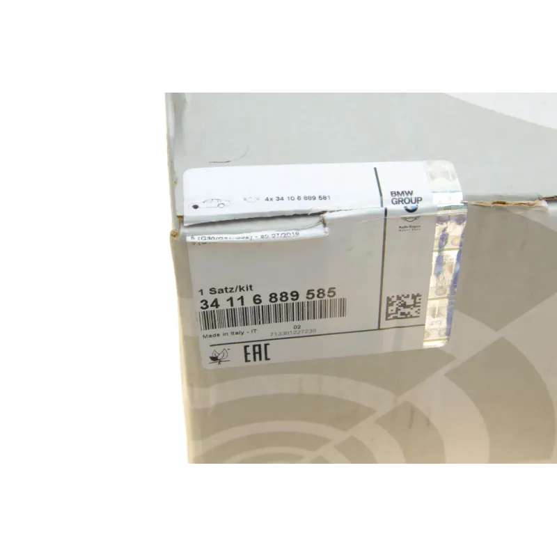 Колодки гальмівні передні BMW 34116889585 для BMW 3 (G20), 5 (G30), X5 (G05) 2015-