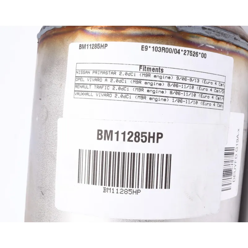 Фільтр сажевий BM CATALYSTS BM11285HP для Renault Trafic, Opel Vivaro, Nissan Primastar 2.0 dCi Euro 4
