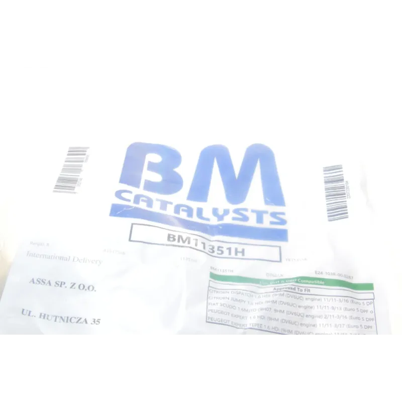 Фільтр сажовий BM CATALYSTS BM11351H для Citroen Jumpy, Peugeot Expert 1.6HDi 2007-