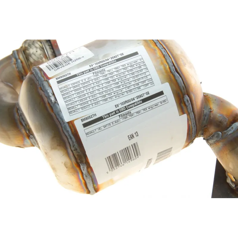Каталізатор вихлопної системи BM CATALYSTS BM80527H для Renault Laguna/Megane/Scenic 2.0dCi 2005-2008, 460 мм