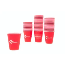 Стаканчик для кави паперовий 175 мл BM Parts Coffee cup 50x RD (комплект 50 шт.)