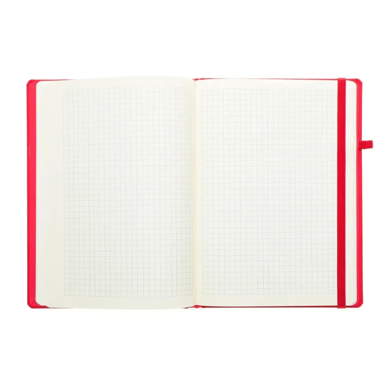 Блокнот BM Parts Notebook BM Parts RD червоний, тверда палітурка, клітинка, А5