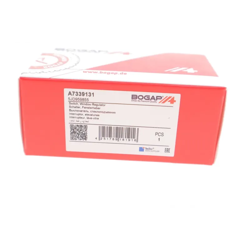Кнопка склопідйомника (R) Skoda Fabia II/Superb II 06-15