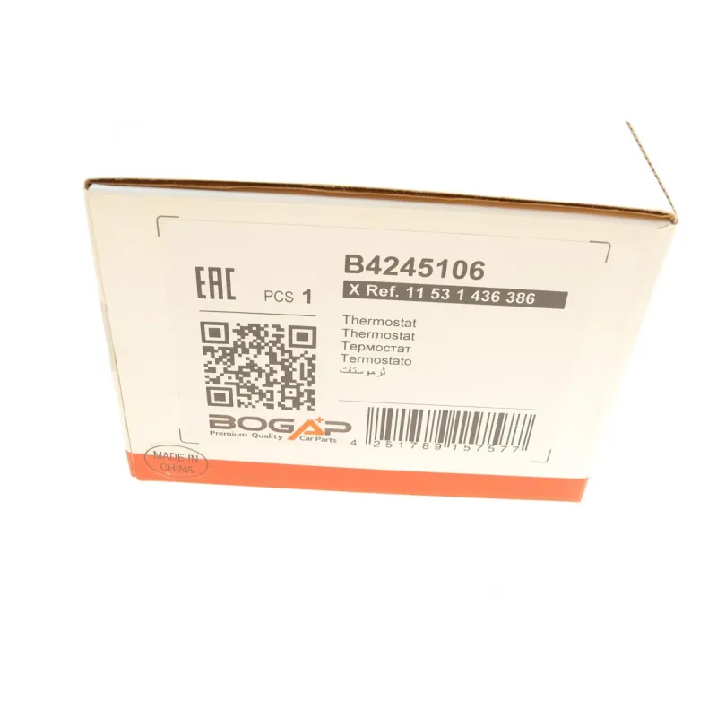 Термостат BOGAP B4245106 для BMW 5 (E39) 7 (E38) X5 (E53) M62 1996-2003