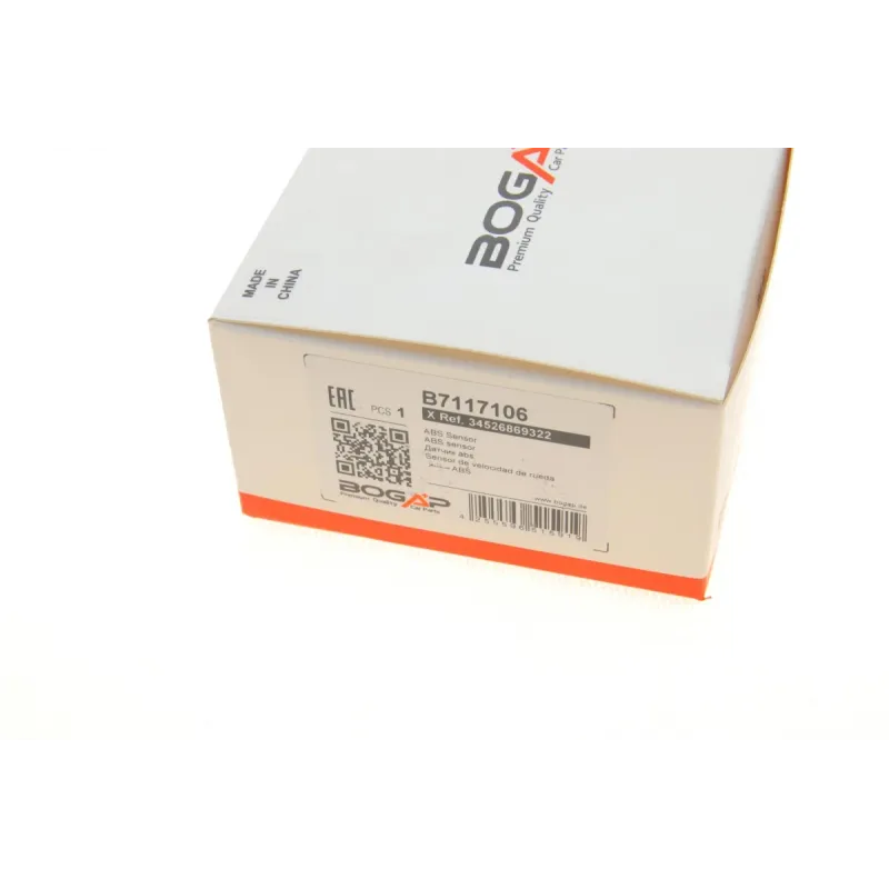 Датчик ABS задній BOGAP B7117106 для BMW 3 (F30/F80) 2011-2015, BMW 4 (F33/F83) 2013-2015