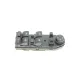 Кнопка склопідіймача ліва BOGAP B7358131 для BMW 5 E60 2003-2010, 4-контактна, помаранчева
