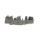 Кнопка склопідіймача ліва BOGAP B7358133 для BMW 5 E60 2003-2010, 4 контакти, оранжеве підсвічування