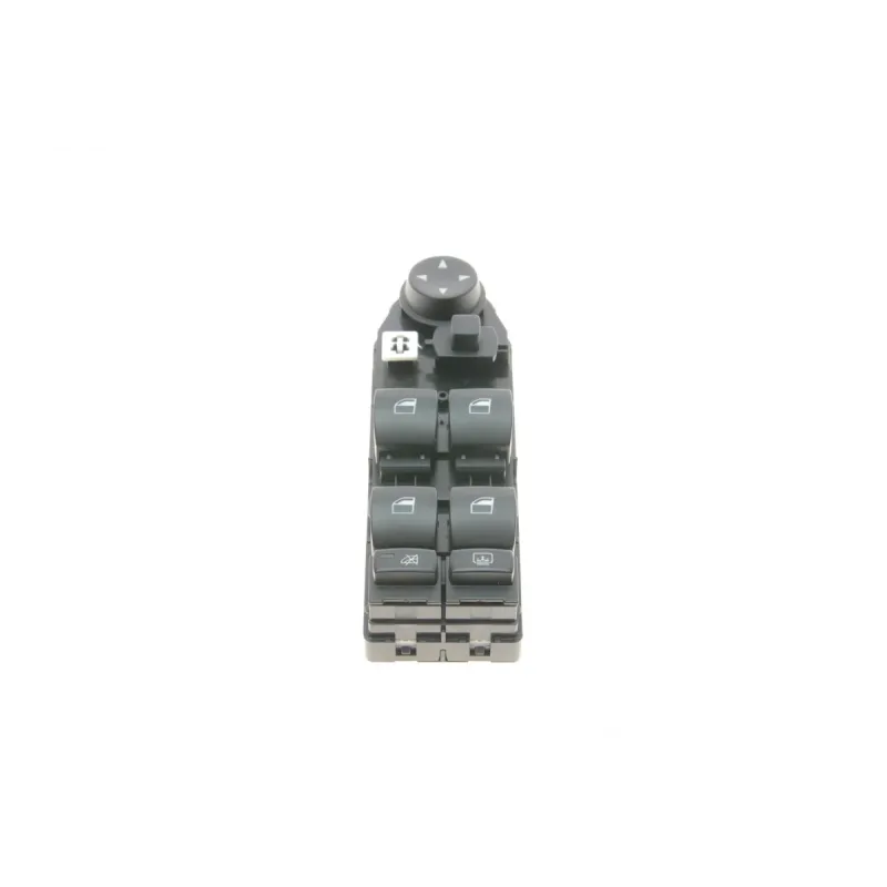 Кнопка склопідіймача ліва BOGAP B7358133 для BMW 5 E60 2003-2010, 4 контакти, оранжеве підсвічування