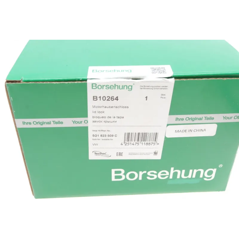 Замок капота нижній BORSEHUNG B10264 для Volkswagen Golf, Passat 2014-