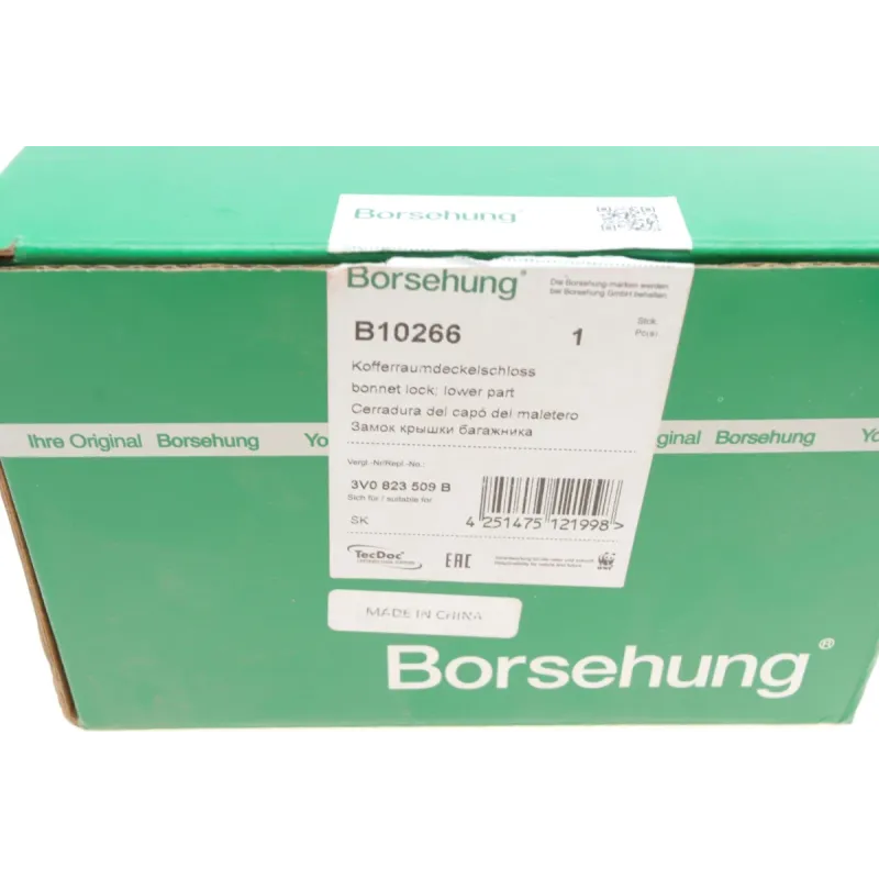 Замок капота BORSEHUNG B10266 для Skoda Superb 3V3 2015- (нижній)
