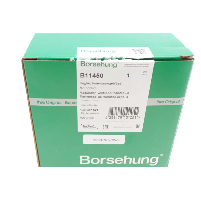 Резистор вентилятора пічки BORSEHUNG B11450 для VW Golf/Passat 1991-2006