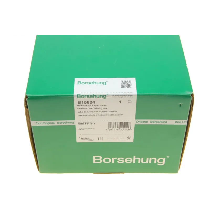 Підшипник маточини задній BORSEHUNG B15624 для Skoda Rapid, Roomster, Seat Toledo IV, діаметр 270 мм