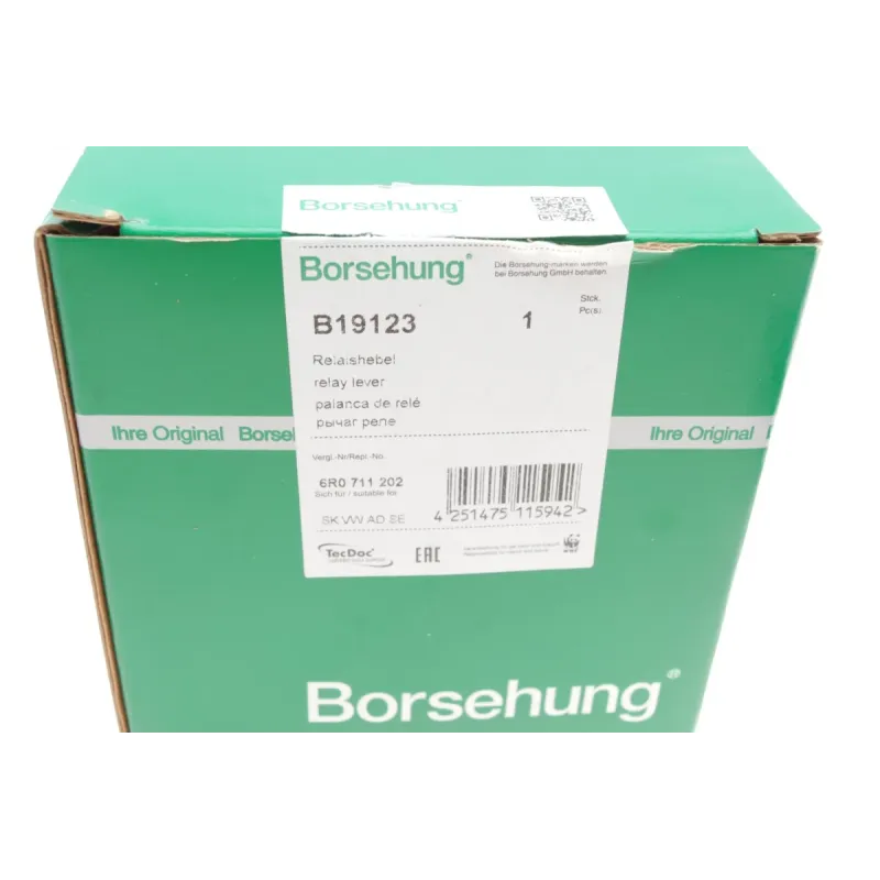 Важіль куліси BORSEHUNG B19123 для VW Polo, Audi A1, Skoda Fabia, Seat Ibiza