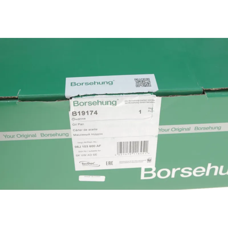 Оливозбірник (піддон) BORSEHUNG B19174 для VW Golf V/Passat 2.0 TFSI 2004-2010